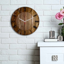 Wallity Reloj Decorativo de MDF Multicolor 3030MS-036